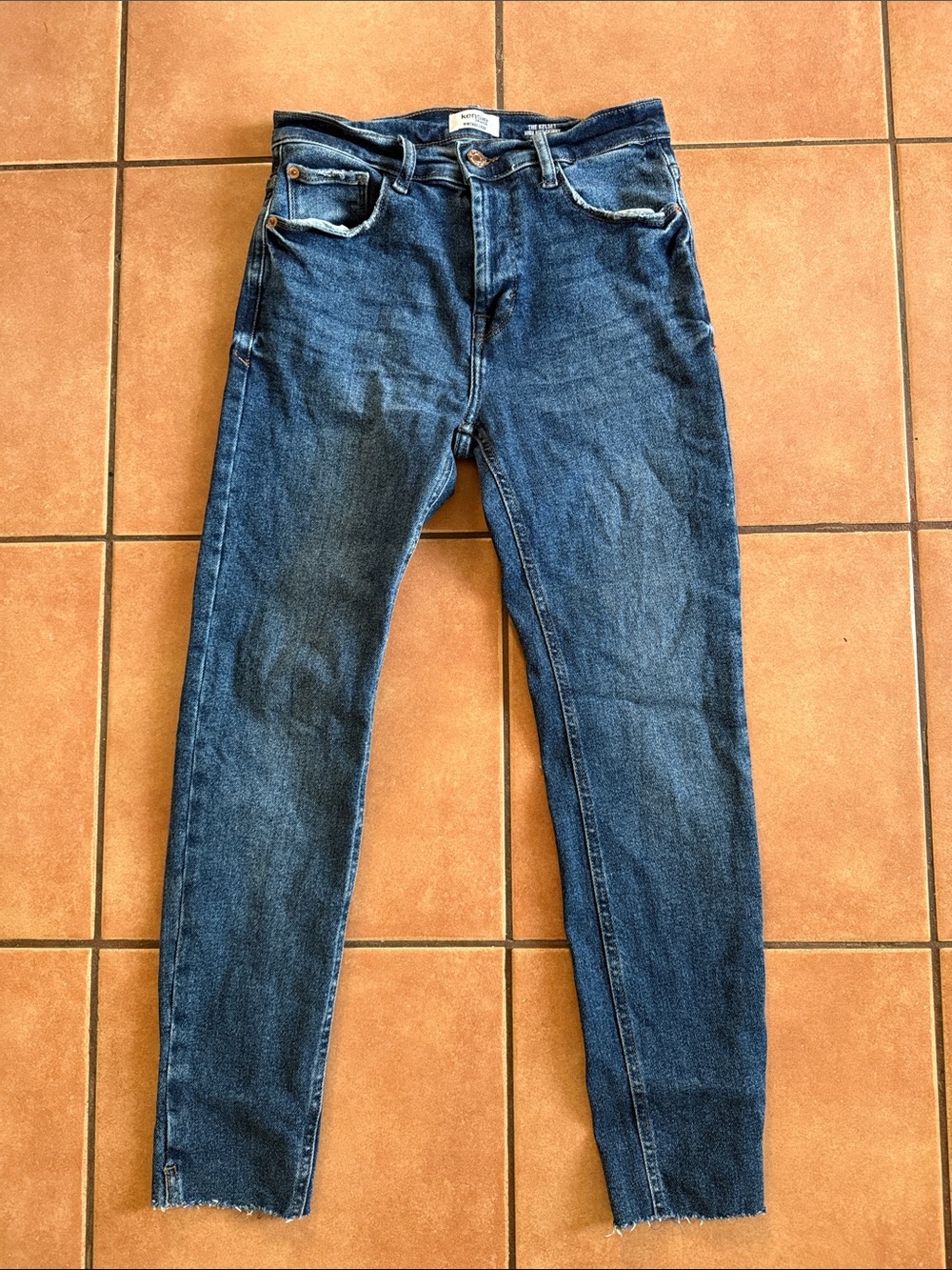 Kensie Jeans Vintage Luxe High Rise Skinny  Indigo Blue Size 4/27